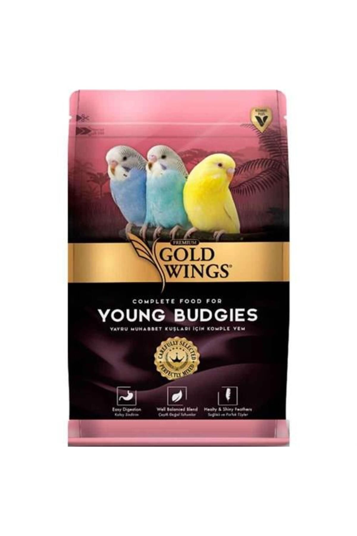 Gold WingsPremium YavruMuhabbet Kuşu Yemi 1kg