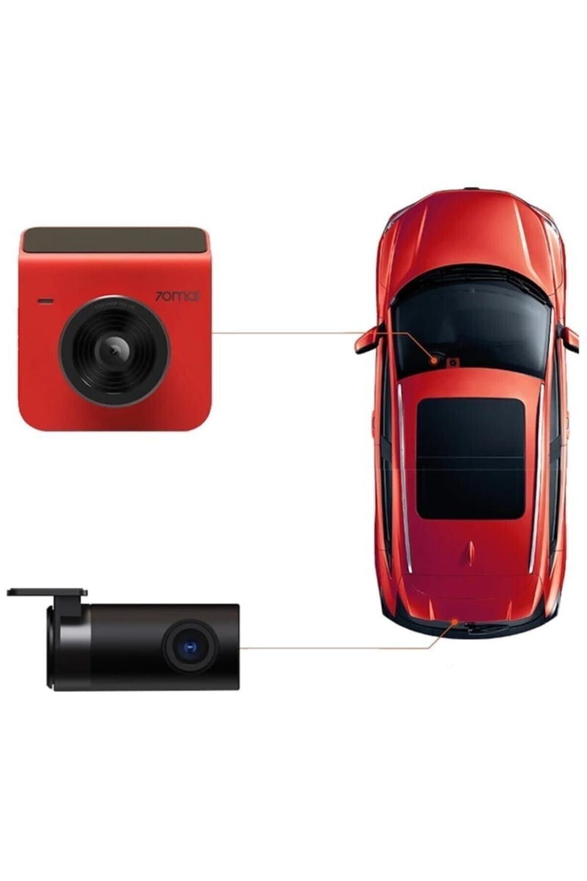 70mai A400 Dashcam 1440p Quad Hd 2k 145° Açılı Gece Görüşlü Araç Kamerası Kırmızı