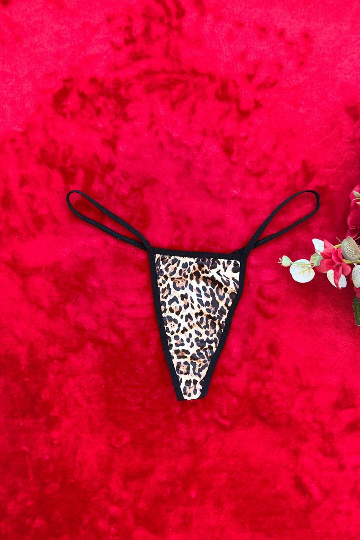 Tina WearLeopar Desenli SexiKülot 86179