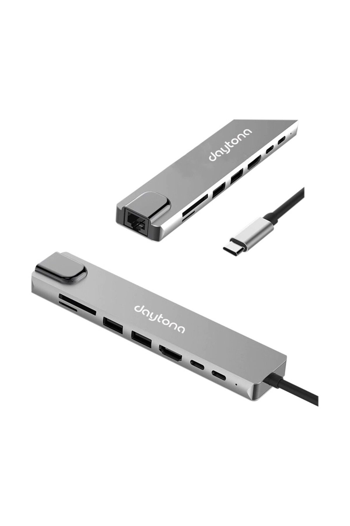 Cf55 Macbook Uyumlu Type-c To 2*usb 3.0 4k Hdmı Ethernet Pd Çevirici Hub Adaptör