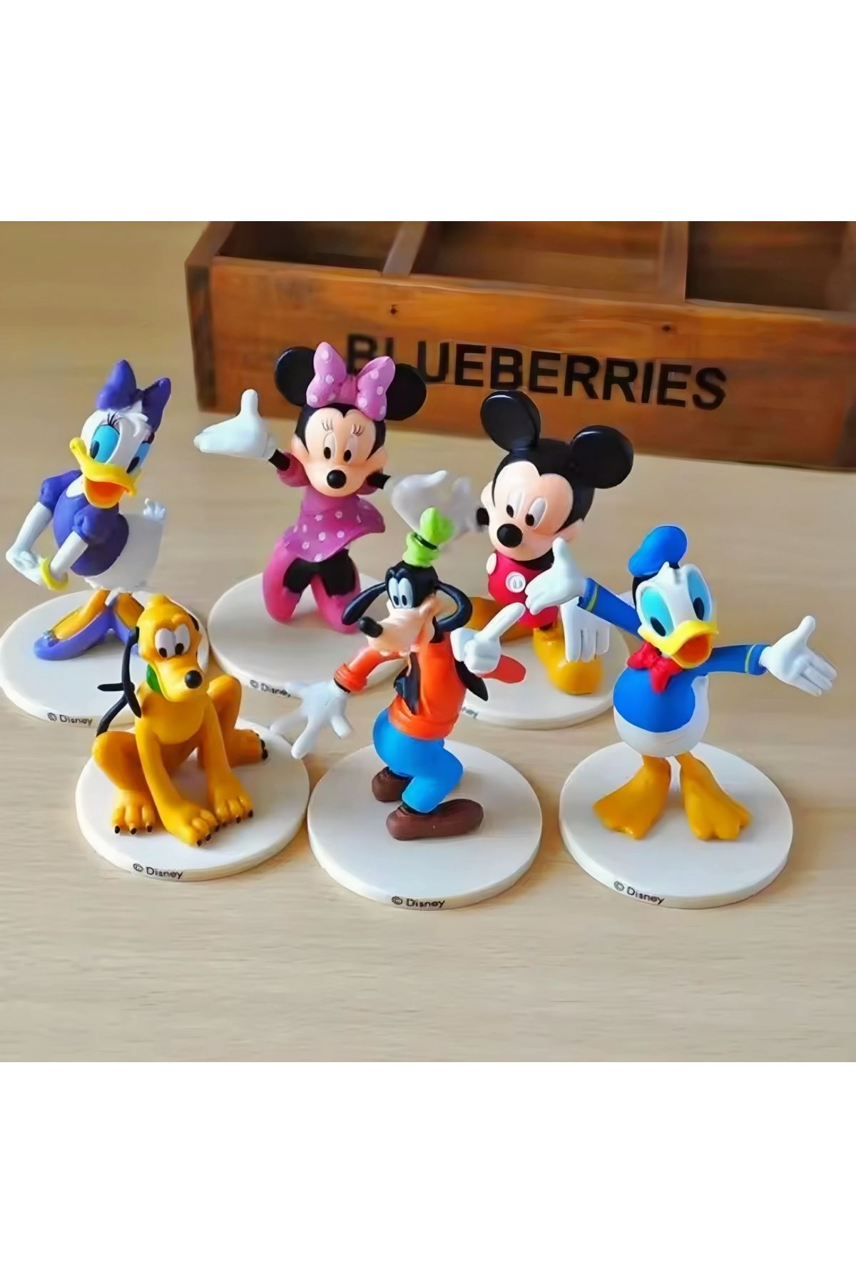 Disney Mickey Mouse ve Arkadaşları 6 Parça Koleksiyon Figür Seti - 6-8cm