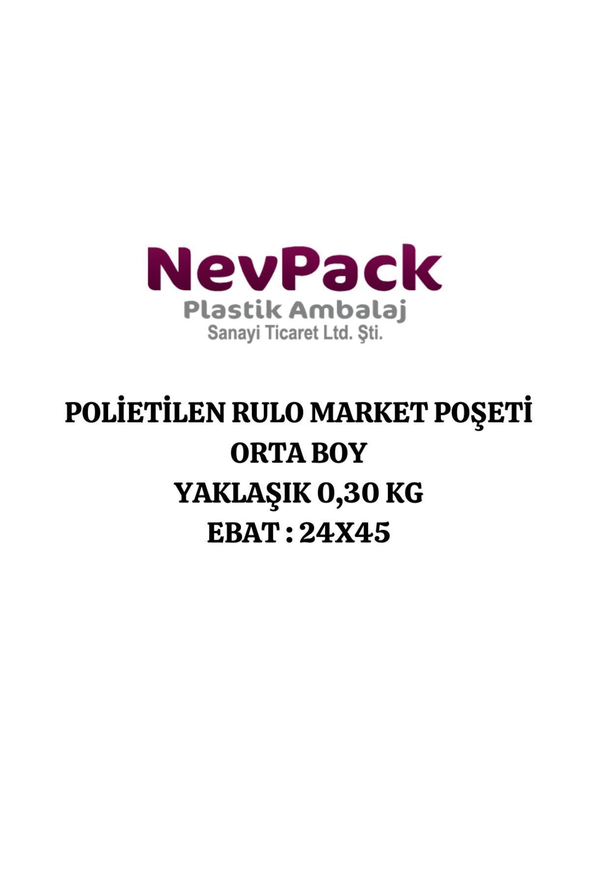 RULO MARKET POŞETİ ( ORTA BOY ) ( 24X45 ) ( 1 ADET )