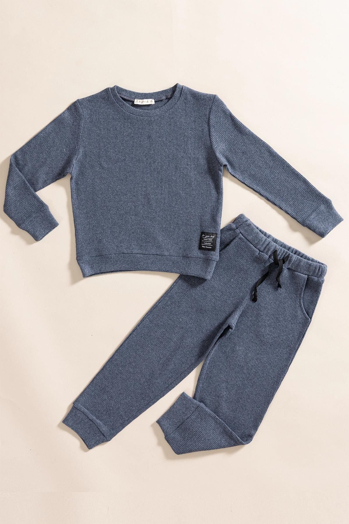 for you kids 2'li PamukWaffle Sweat Jogger İn...