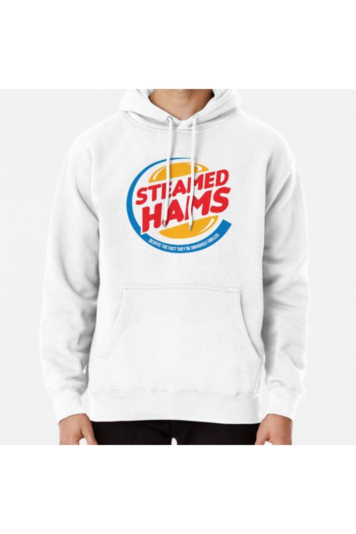 Hvit SteinSteamed HamsBaskılı Sweatshirt