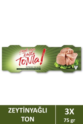 Kalite Tonla Zeytin Yağlı Ton Balığı 3x75 gr Image 0
