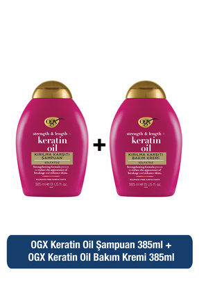Keratin Oil Sülfatsız Şampuan Ve Bakım Kremi Image 0