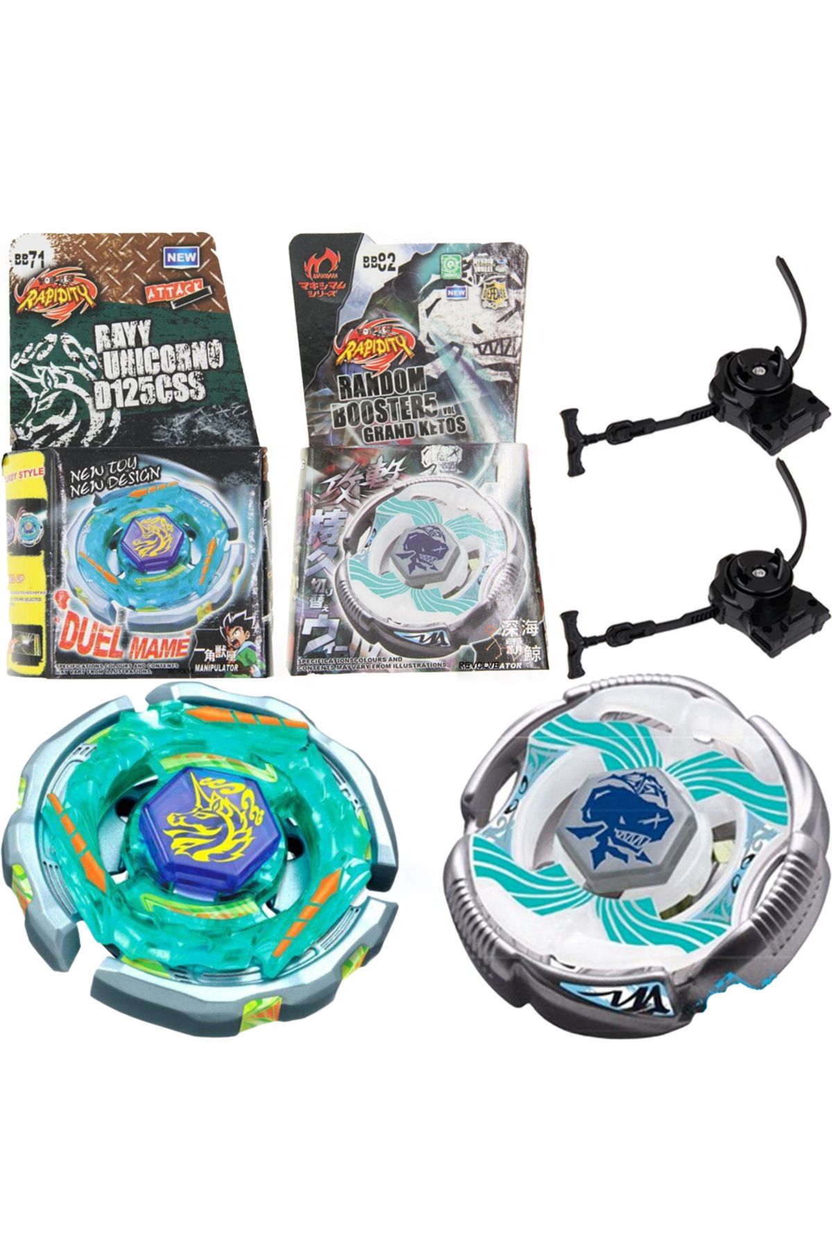 BeybladeMetal Fusion RavyUnicorno (BB-71) & G...