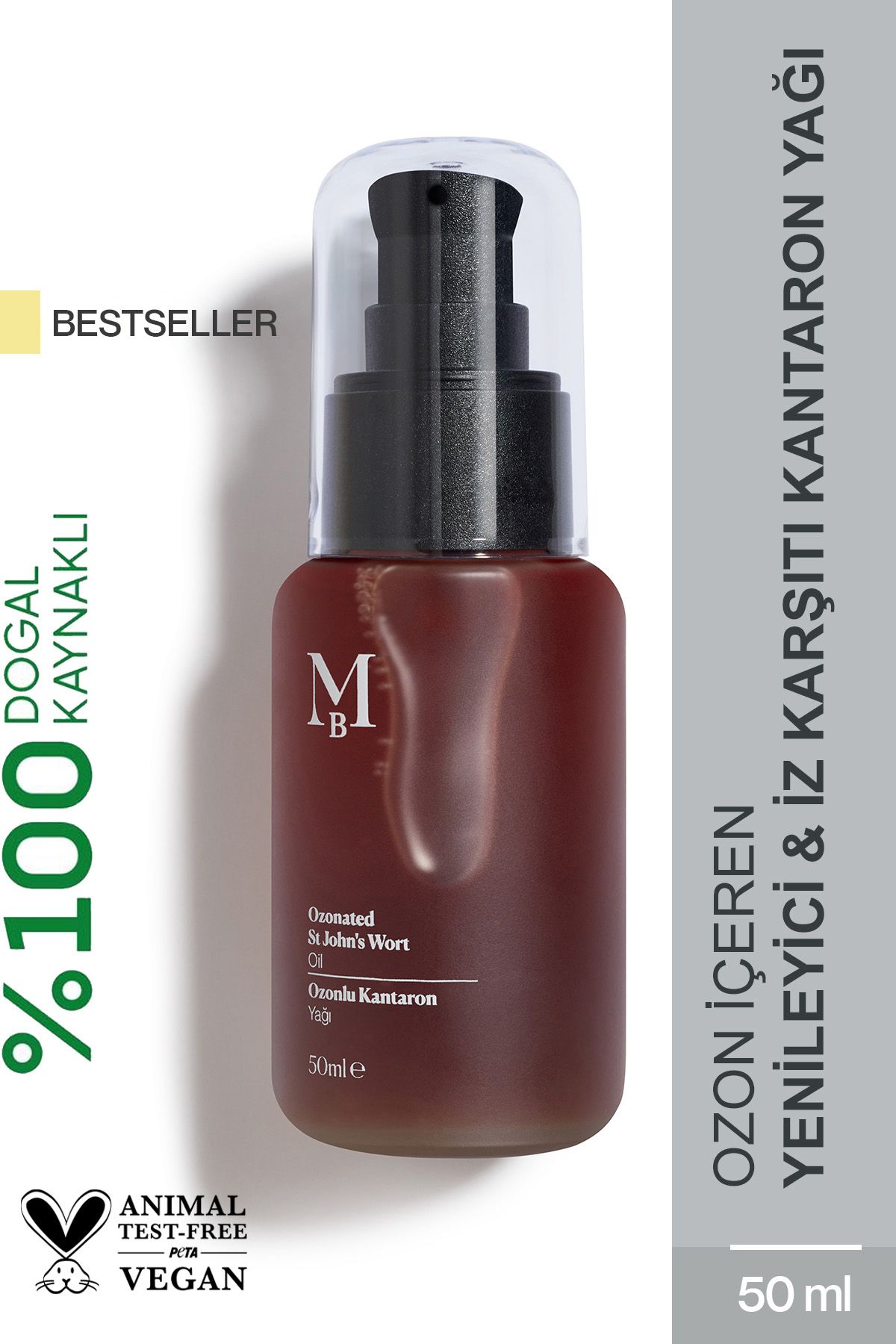 MİSBAHÇE Ozonlu Kantaron Yağı50 ml