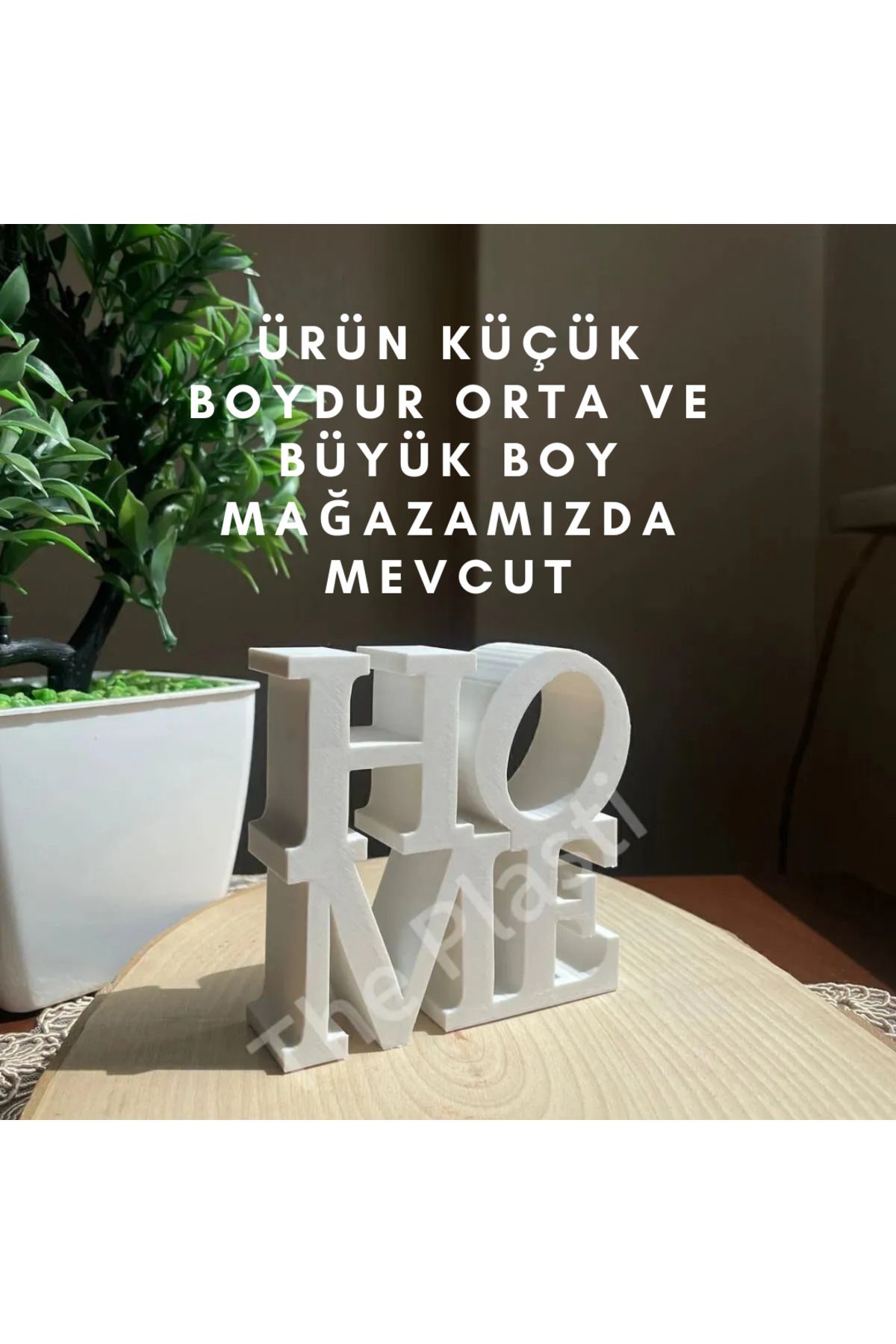 The PlastiHome YazılıDekoratif Biblo Ve Masaü...