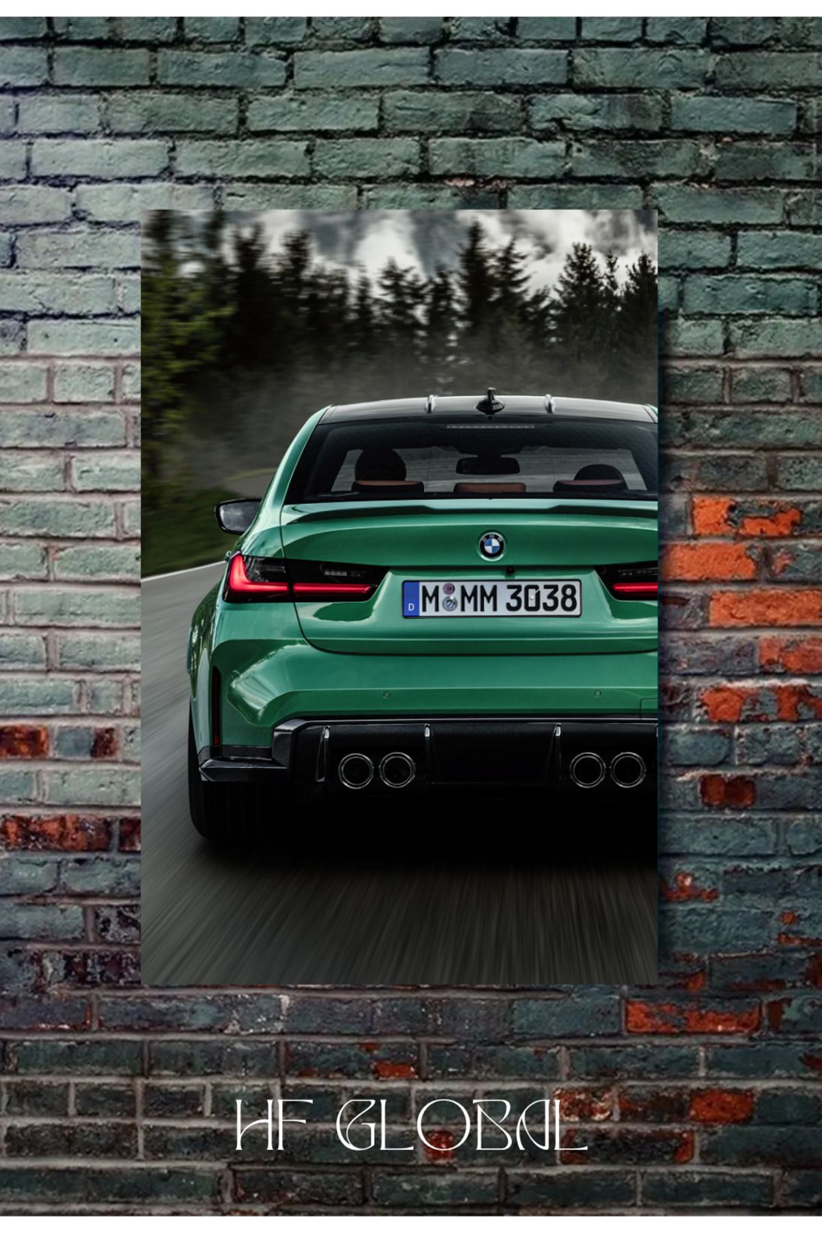 Sticksy BMW M3 CompetitionÇerçevesiz Poster 3...