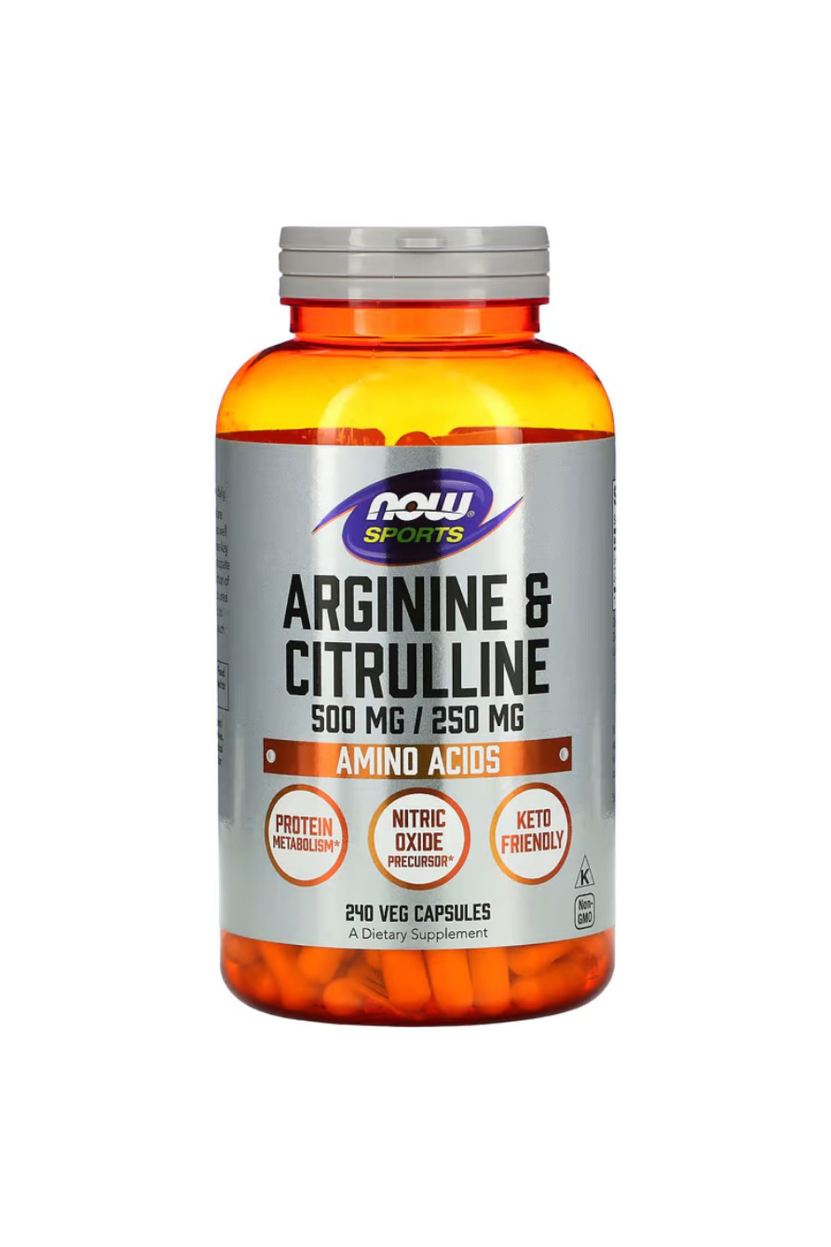 Now Foods , Sports, Arginine& Citrulline, 240...