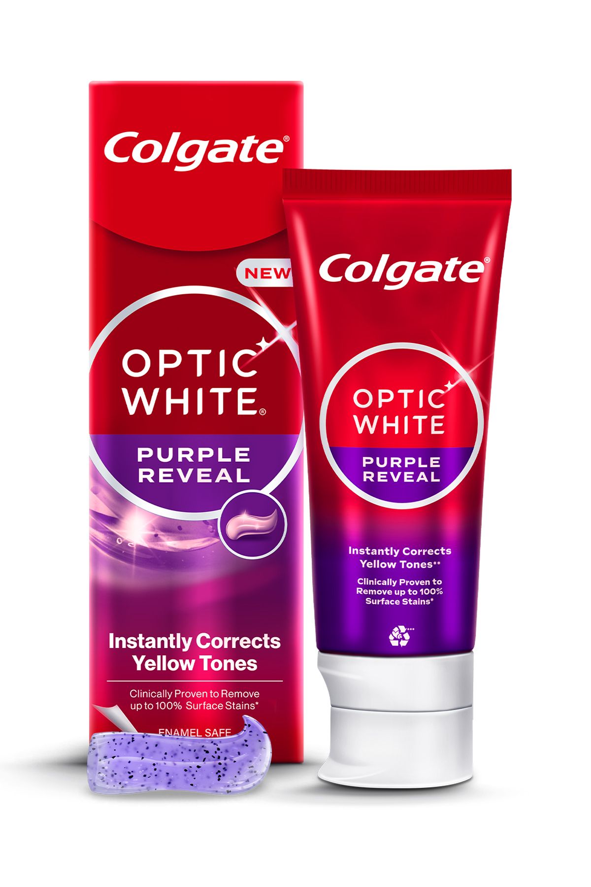 Optic White Purple Reveal Beyazlatıcı Diş Macunu 75 Ml