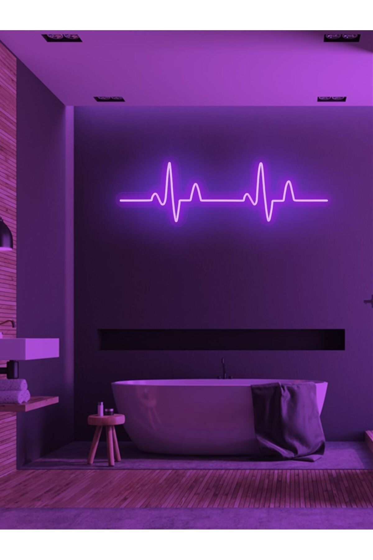 Neon LED Duvar Dekoratif Aydınlatma -EKG-