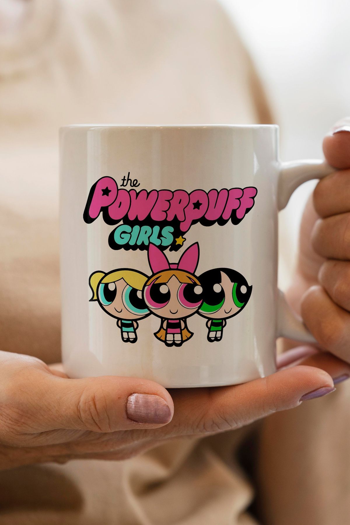 South Steel PowerPuff GirlsBaskılı Premium Ku...