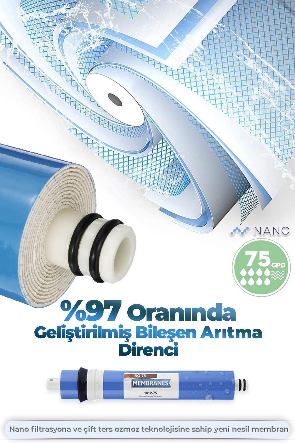 Su Arıtma Cihazı 13 Aşamalı Multimineral Ve Detoks Filtreli 8 Lt Çelik Tanklı (DNP13-M-S)