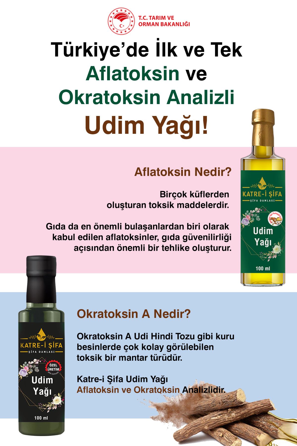 Özel Üretim Udim Yağı 100 ml Çocuklar Için Udim Yağı 100 ml