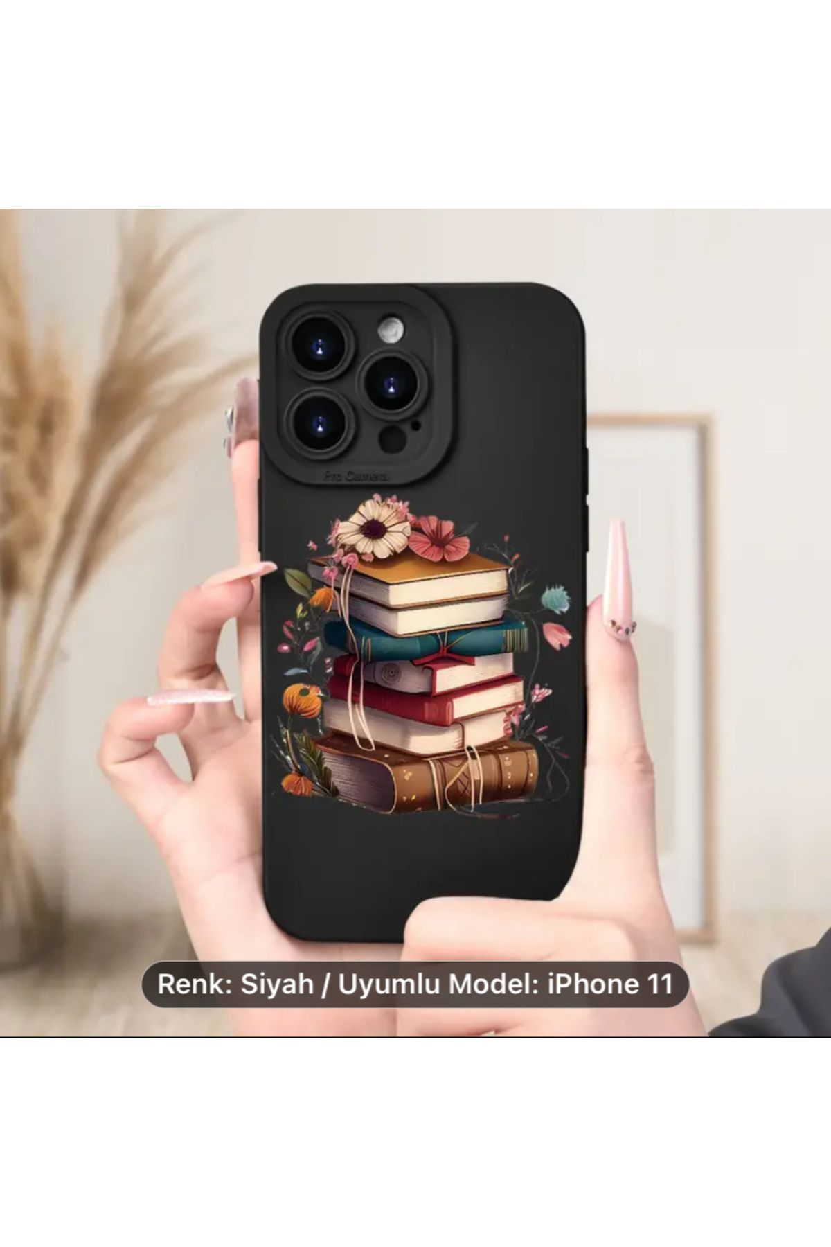 sny iphone 11 kitap desenlitam koruma kılıf