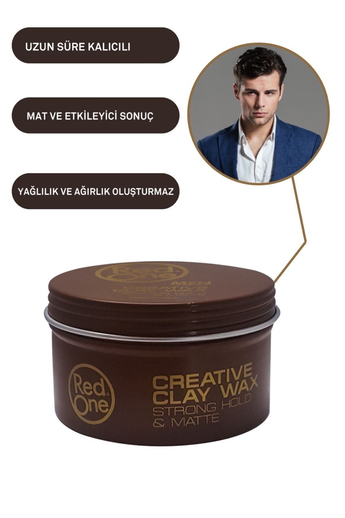 Redone Kil Özlü Mat Ve Güçlü Tutuş Sağlayan Saç Waxı 100 ml