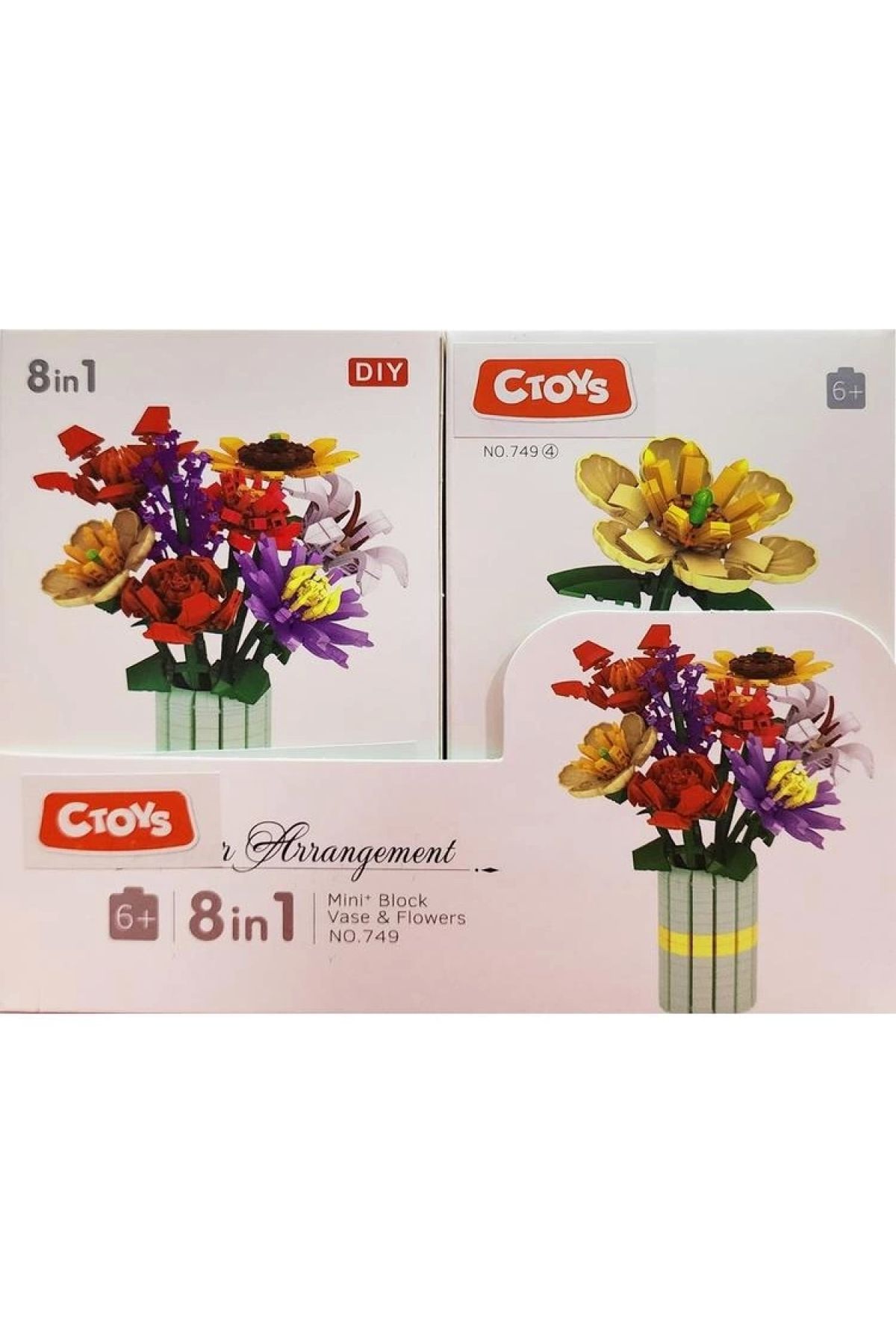 ctoy -749 Mini Blok Flower