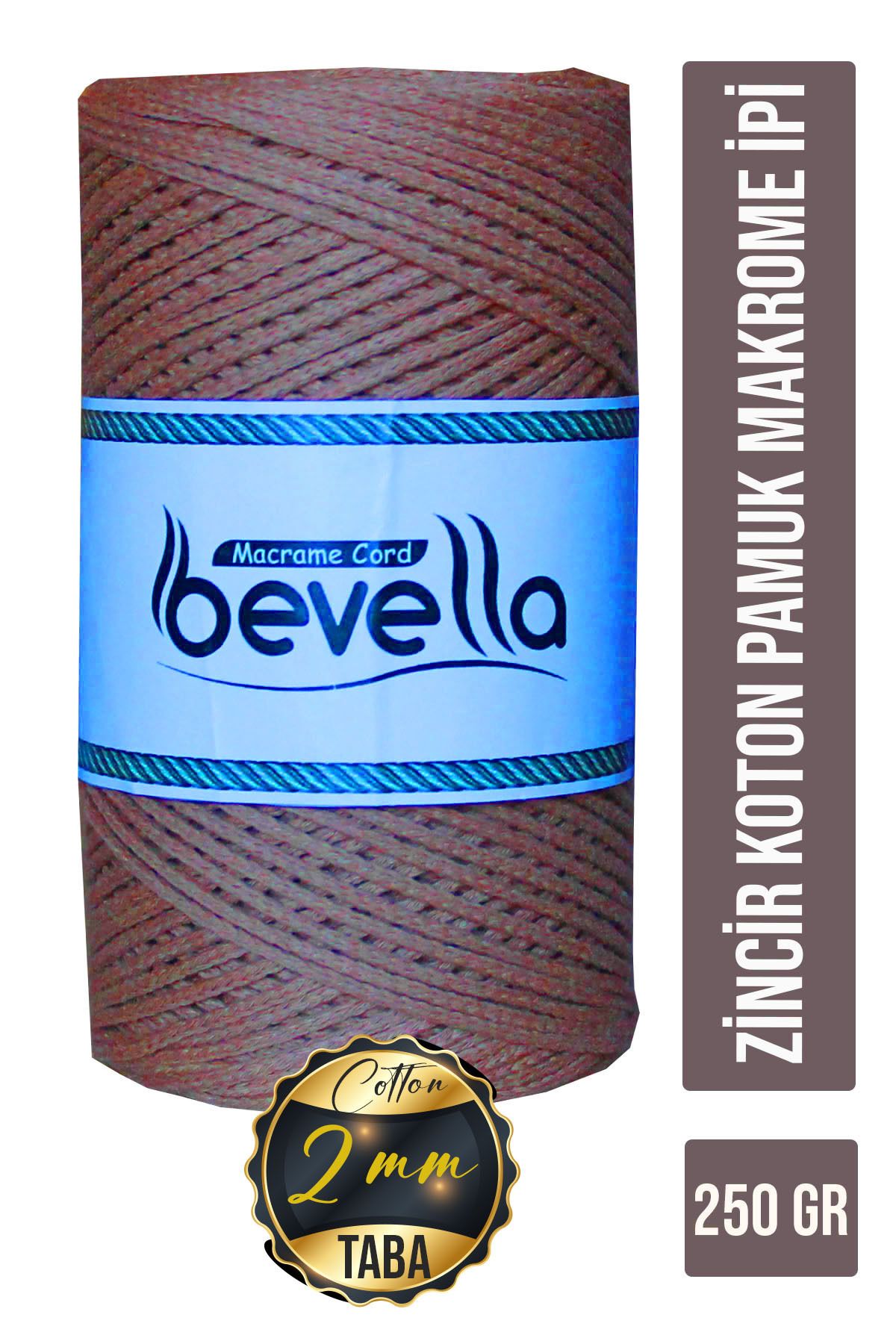 Bevella Macrame Cord KotonPamuk Makrome İpi 2...