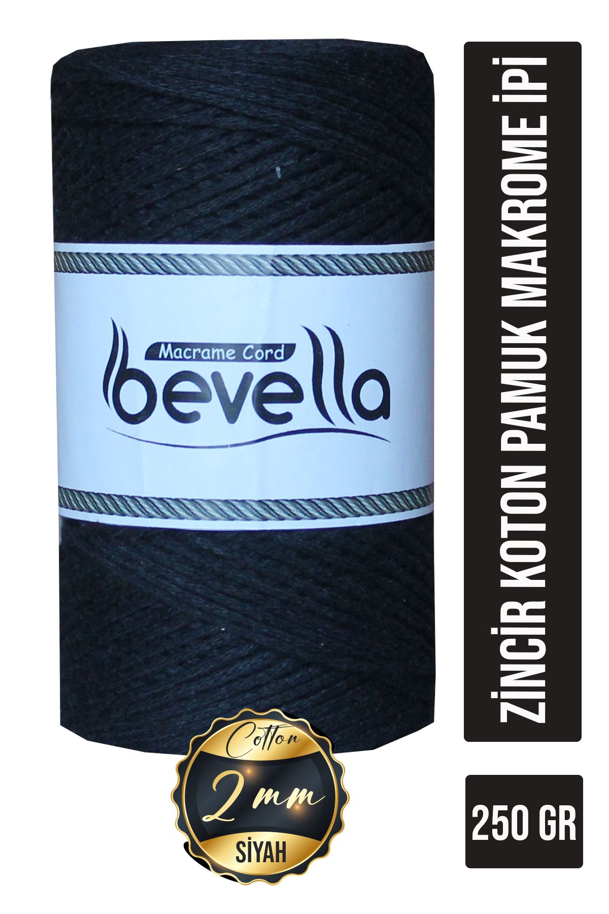 Bevella Macrame Cord KotonPamuk Makrome İpi 2...