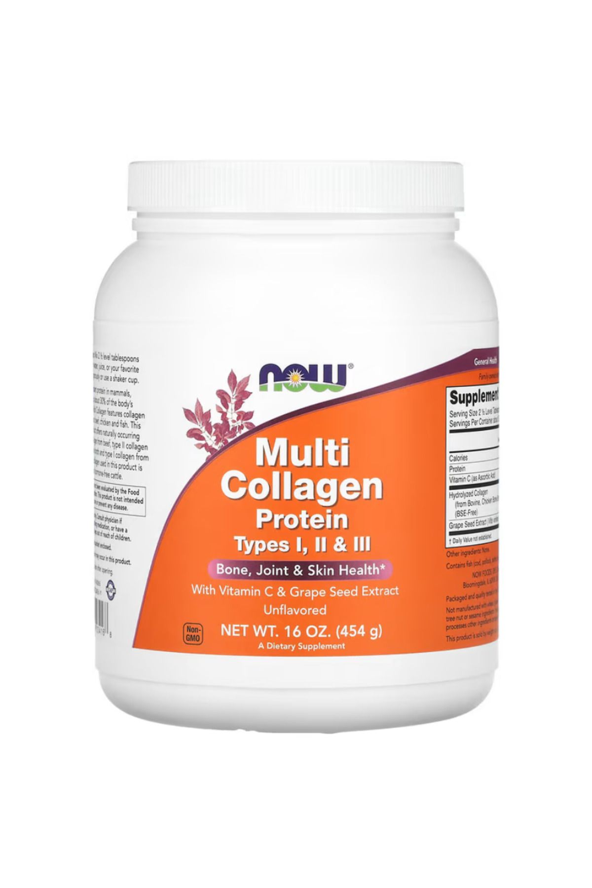 Now Foods, Multi CollagenProtein, Type I, II...