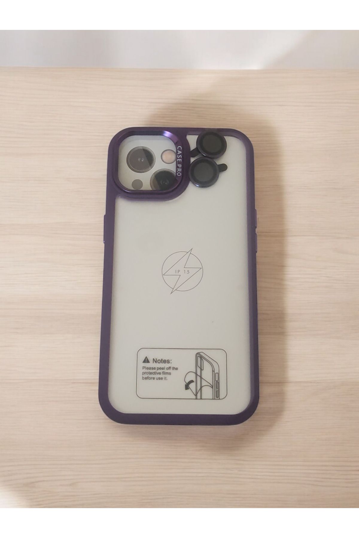 WINNERAIN Iphone 15 LensKoruyuculu Pro Case Ş...