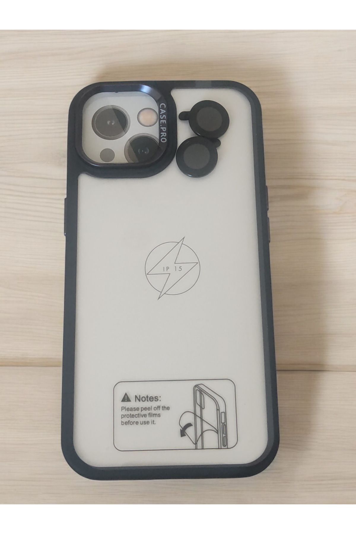 WINNERAIN Iphone 15 LensKoruyuculu Pro Case Ş...