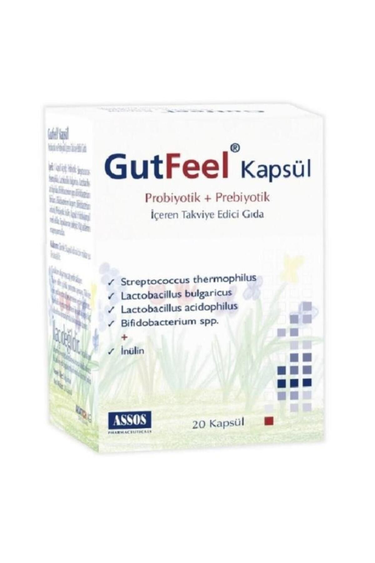 Assos Gutfeel PrebiyotikProbiyotik 20 Kapsül