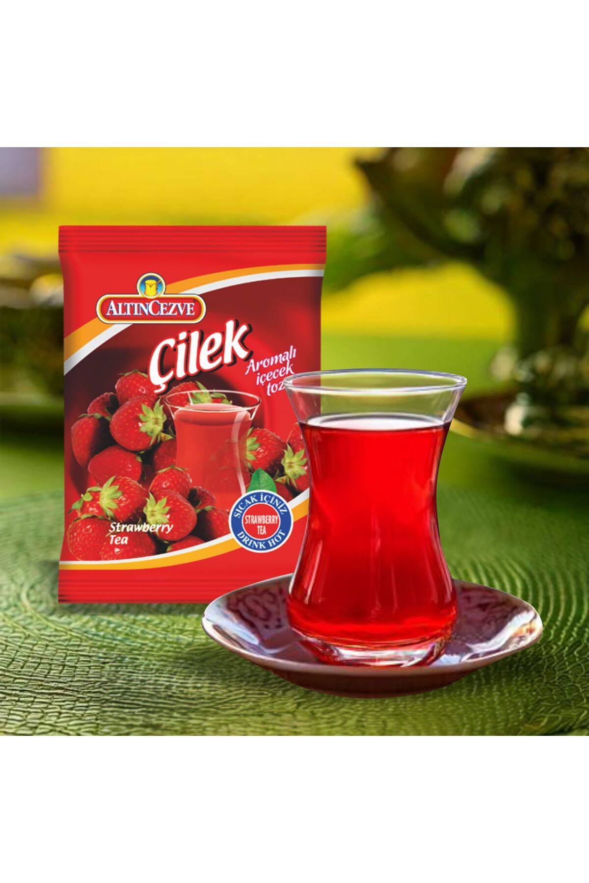 Çilek Aromalı Içecek Tozu Oralet 250 gr