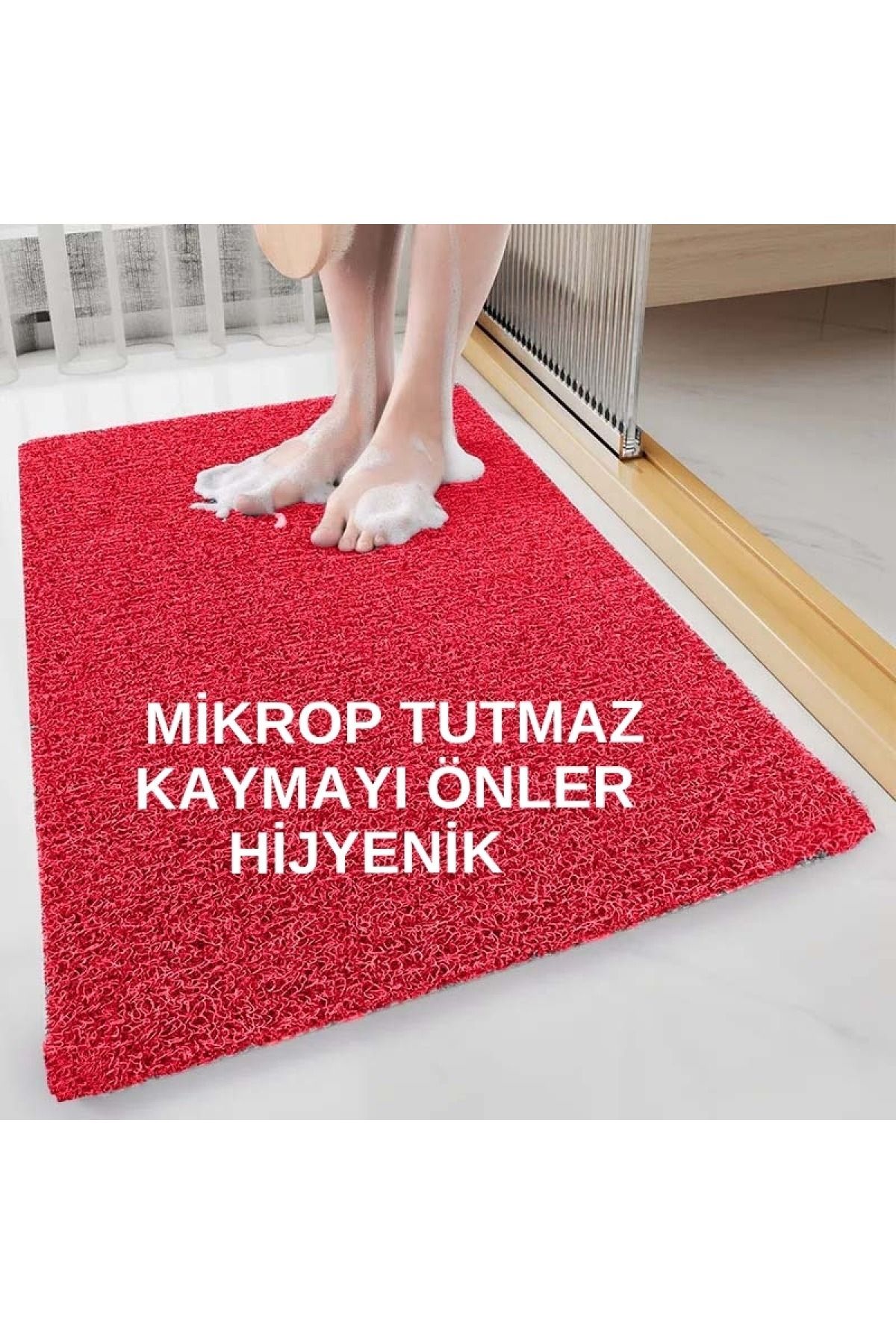 Kıvırcık Plastik Paspas - Kalınlık 12 Mm / Islak & Kaydırmaz Iç Ve Dış Zeminler