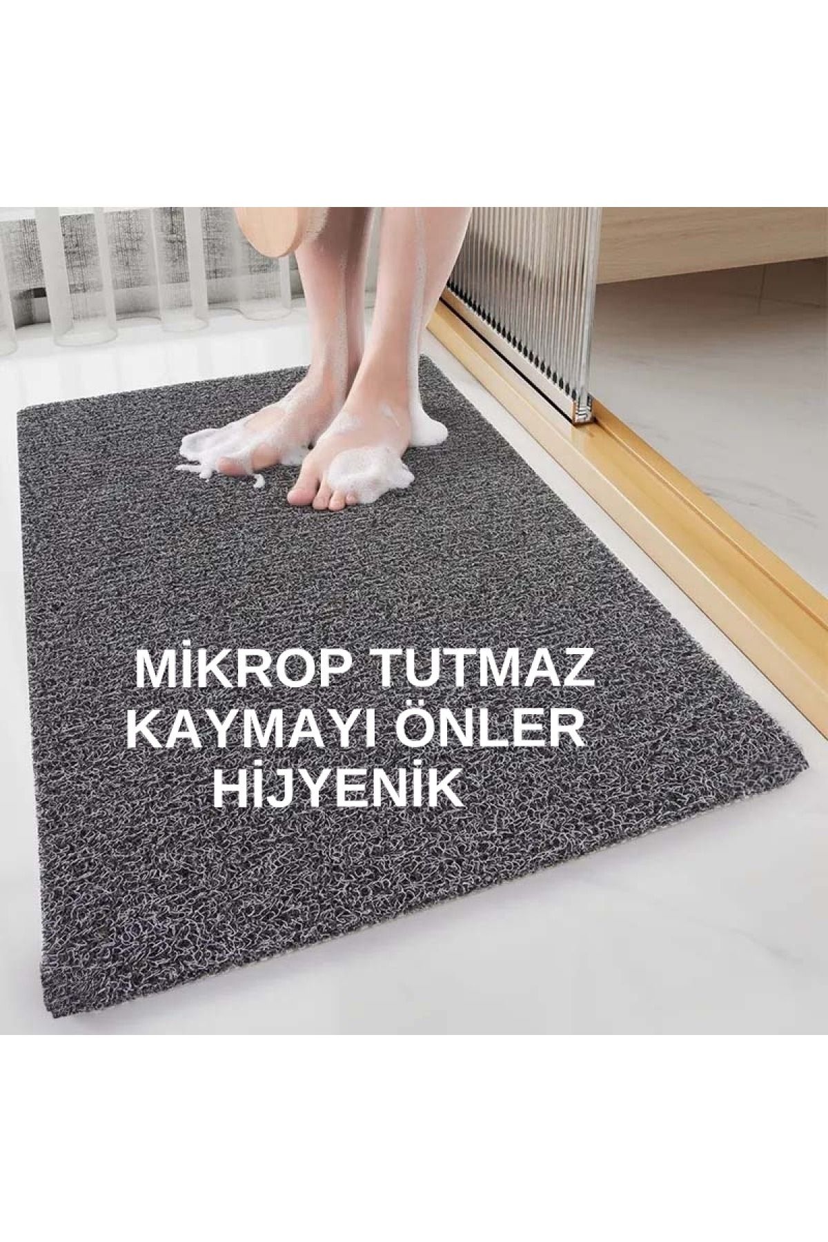 Kıvırcık Plastik Paspas - Kalınlık 14 Mm / Islak & Kaydırmaz Iç Ve Dış Zeminler