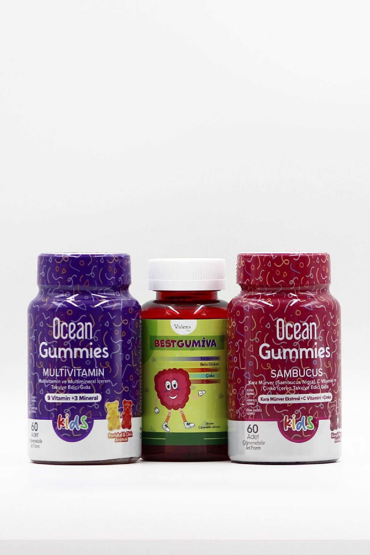 Ocean Gummies MultivitaminSambucus Bestgumiva