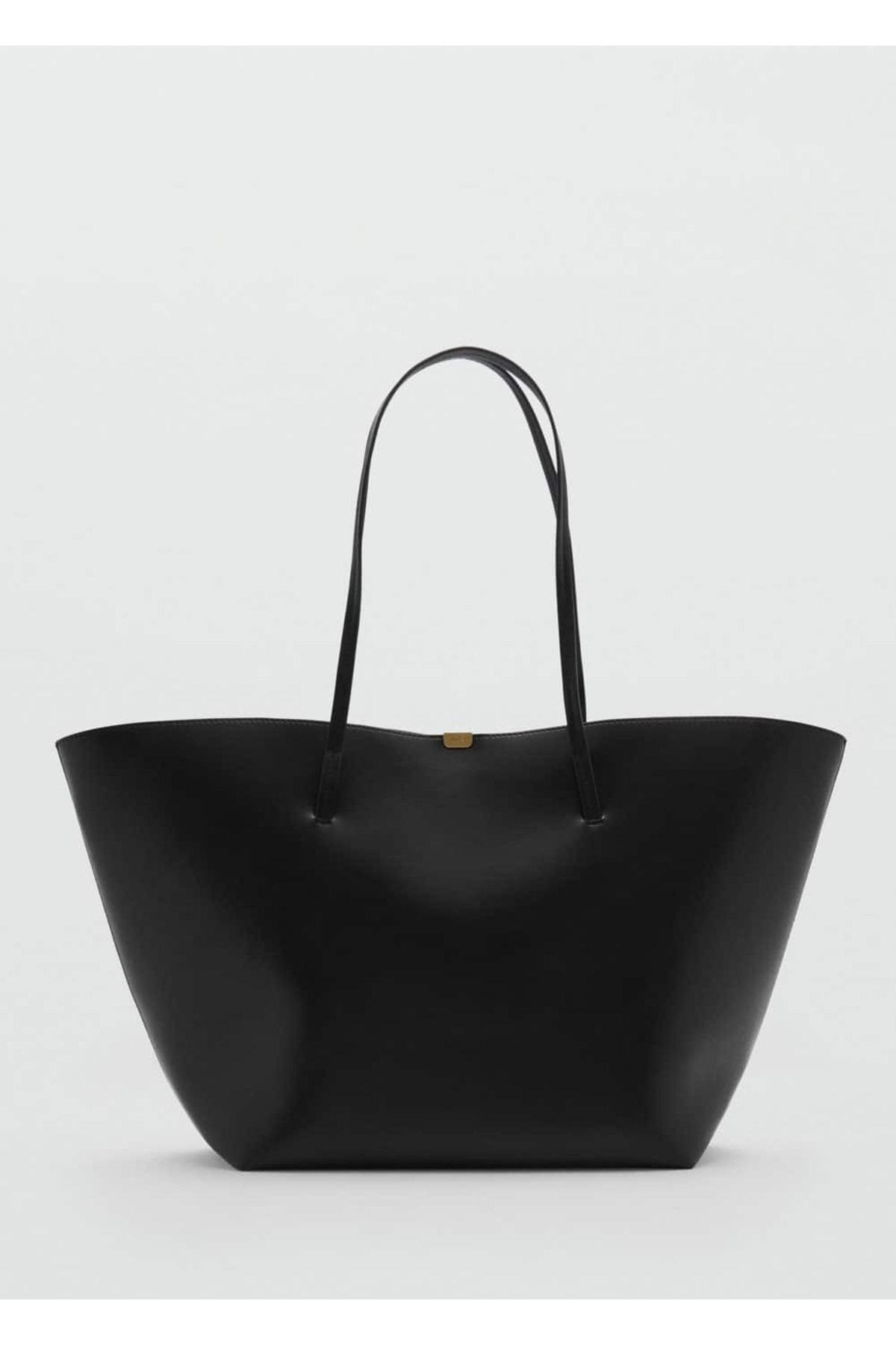 Metal detaylı shopper çanta