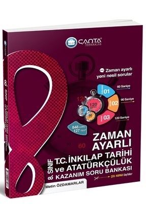 Çanta 2025 8. Sınıf Lgs İnkılap Tarihi Zaman Ayarlı Kazanım Soru Bankası Image 0