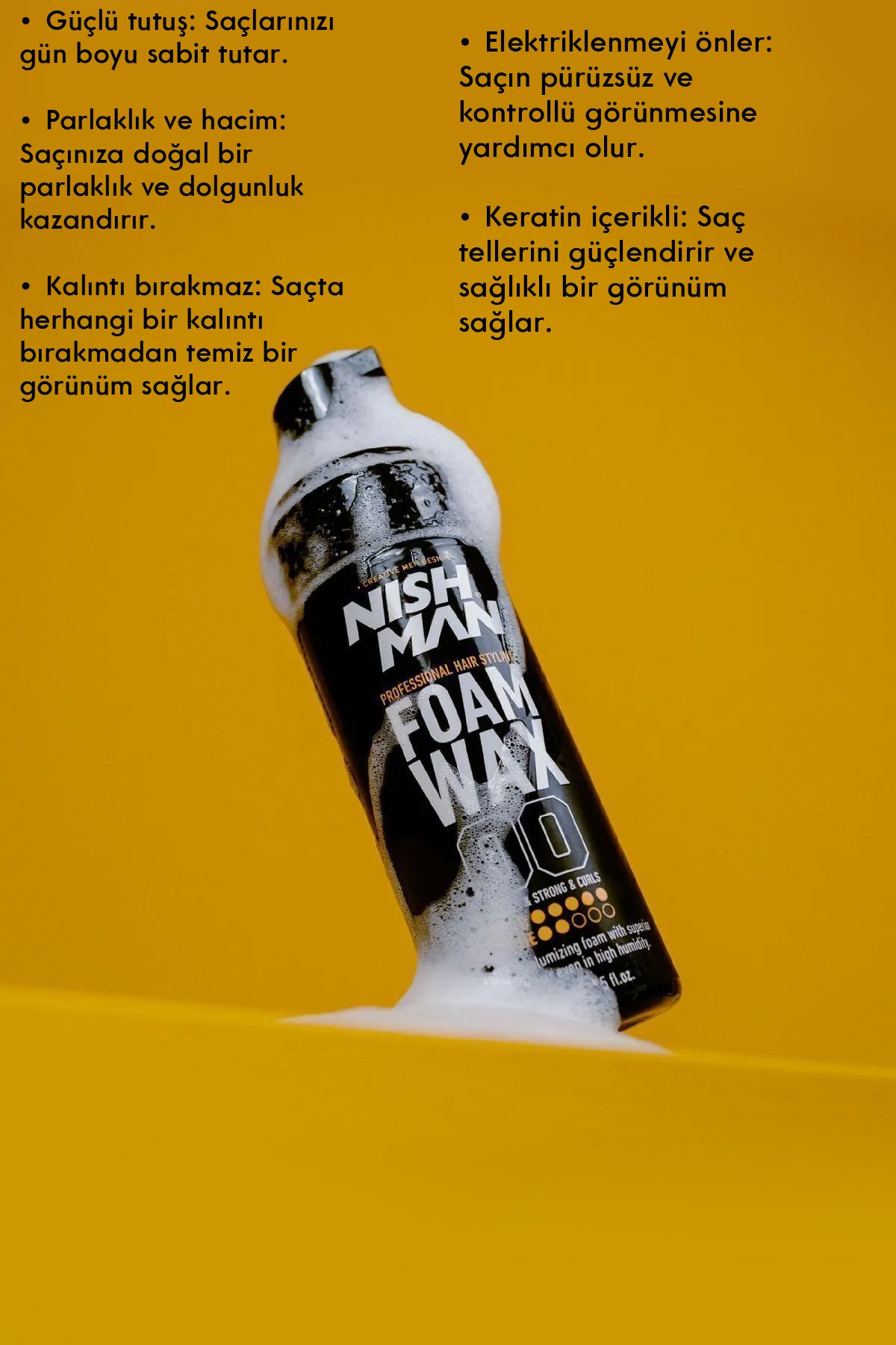 Saç Şekillendirici Köpük Wax 150 ml