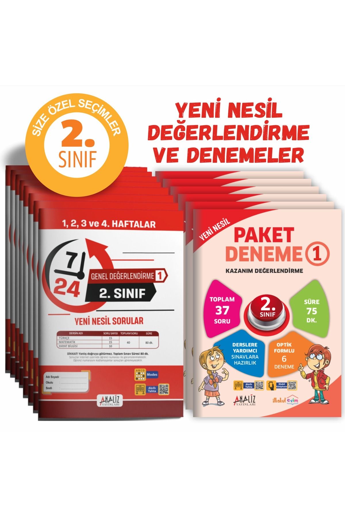 Analiz Yayınları2.SINIFDENEME PAKETİ (GENEL D...