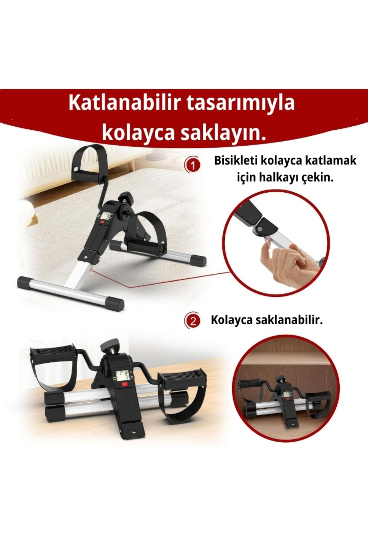 El Ayak Mini Kondüsyon Bisikleti - Rb-eb003