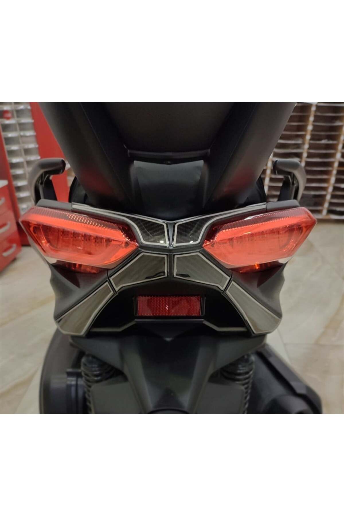 Redline Grafik Yamaha Xmax2018-2021 Karbon De...