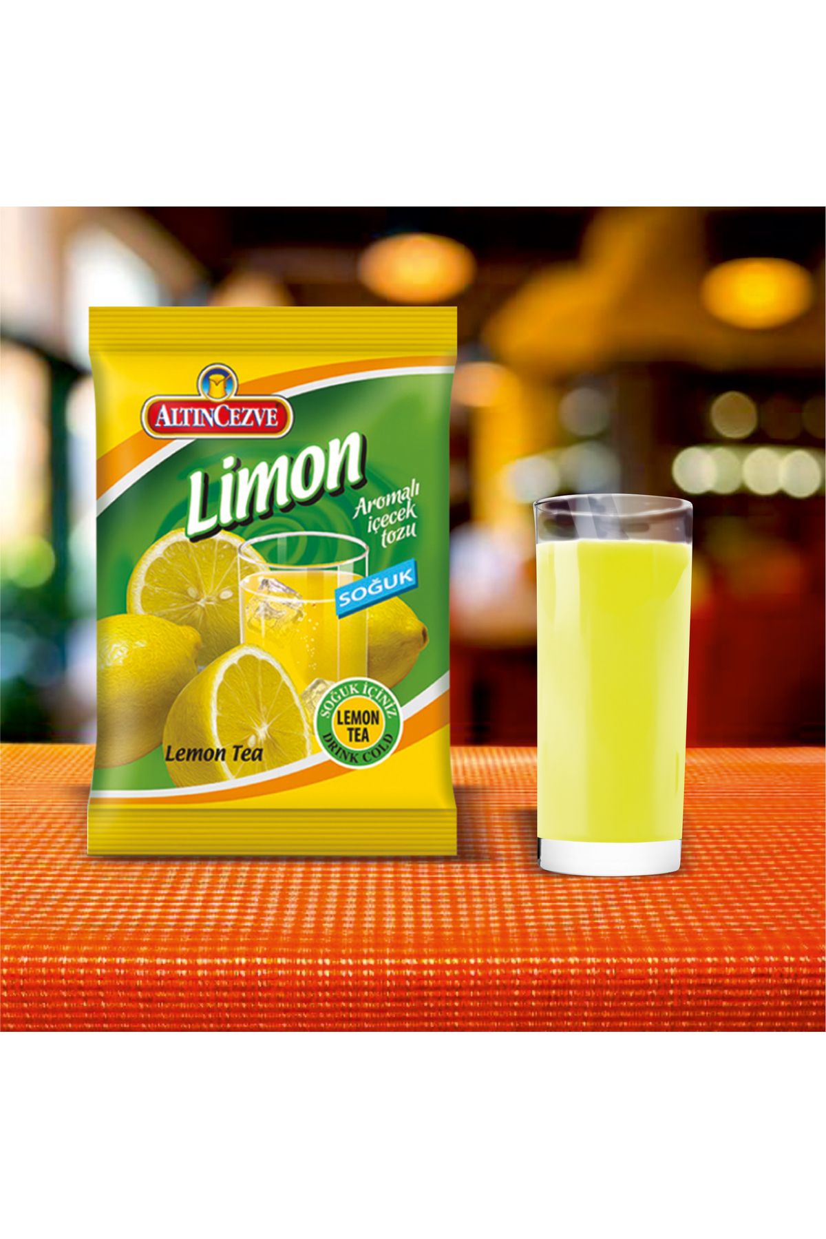 Limon Içecek Tozu - Soğuk 450 gr (10 LİTRE) | Limonata Makineleri Için Uygundur