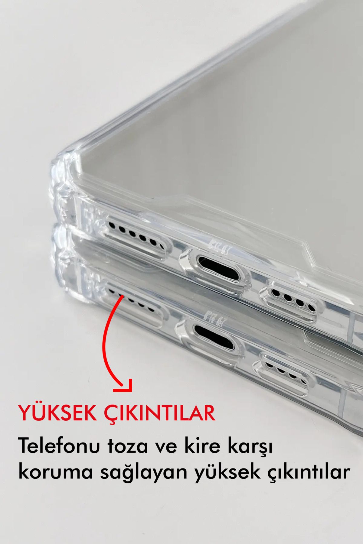 IPhone 16 Plus Uyumlu Darbelere Dayanıklı Sararmaz Şeffaf Silikon Kılıf Kapak