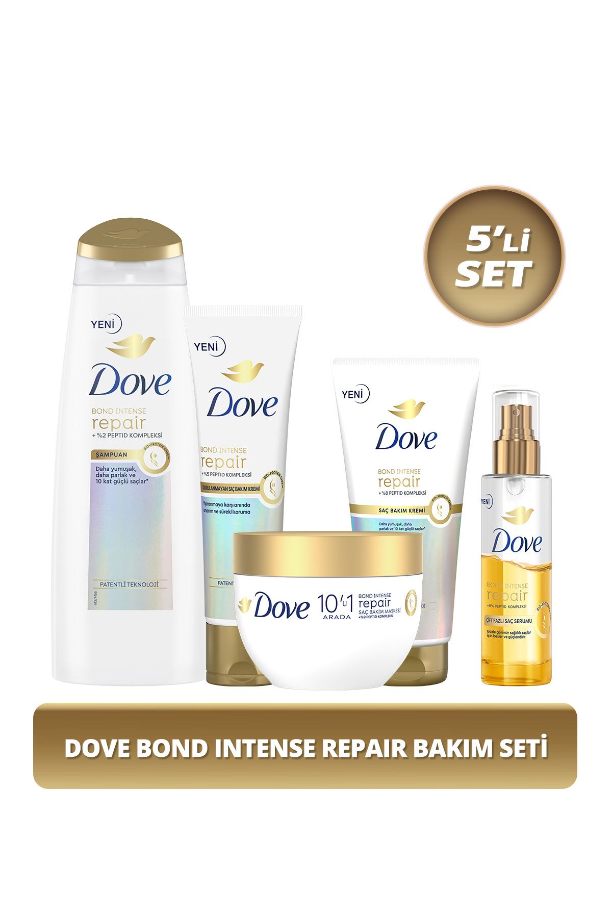 DoveBond Intense Repair SaçBakım Seti 5'li