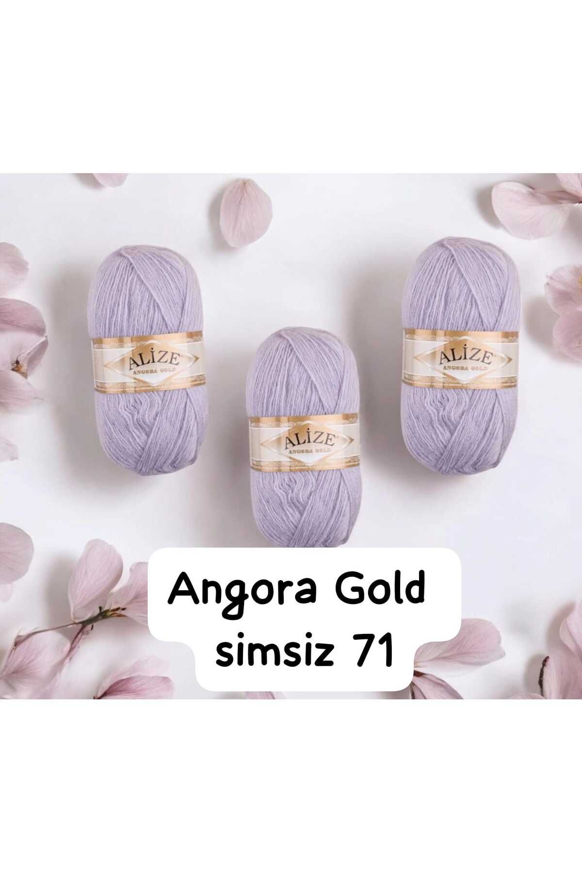 ÇEÇEN HOME ( 3 Adet) AlizeAngora Gold 71 (100...