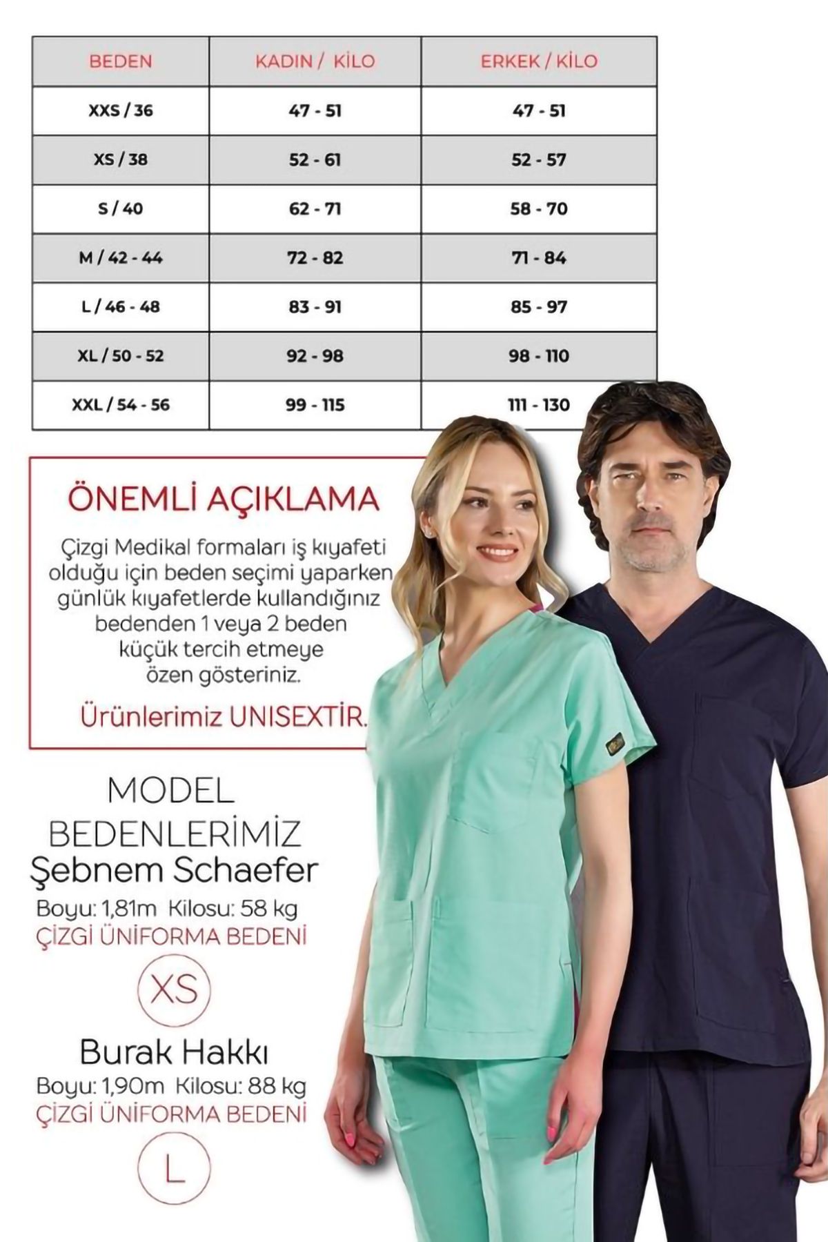 Siyah Polo Yaka Likralı Yeni Model Doktor Hemşire Forması Scrubs Dr Greys Takım (Esnek Kumaş)