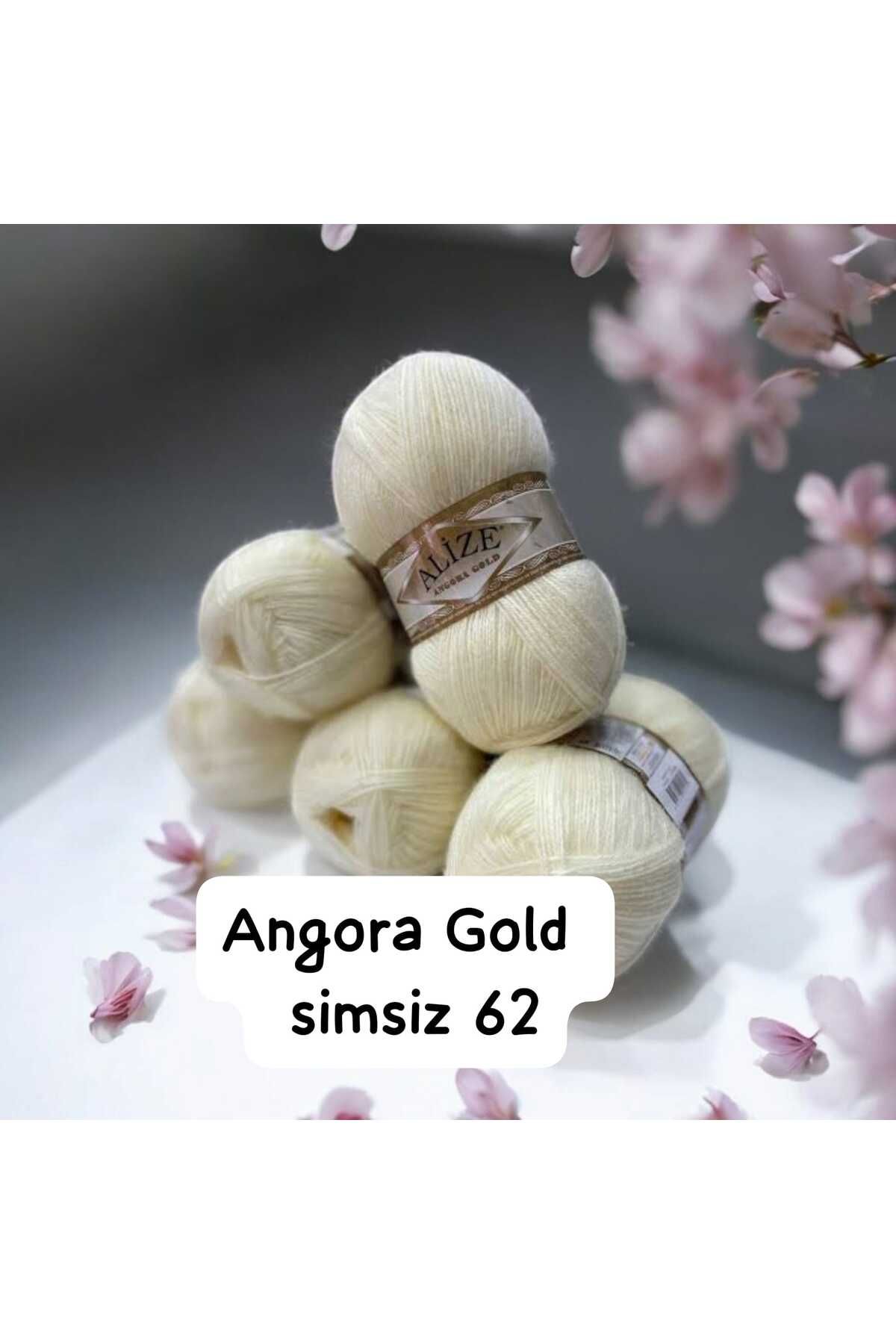 ÇEÇEN HOME ( 5 Adet) AlizeAngora Gold 62 (100...