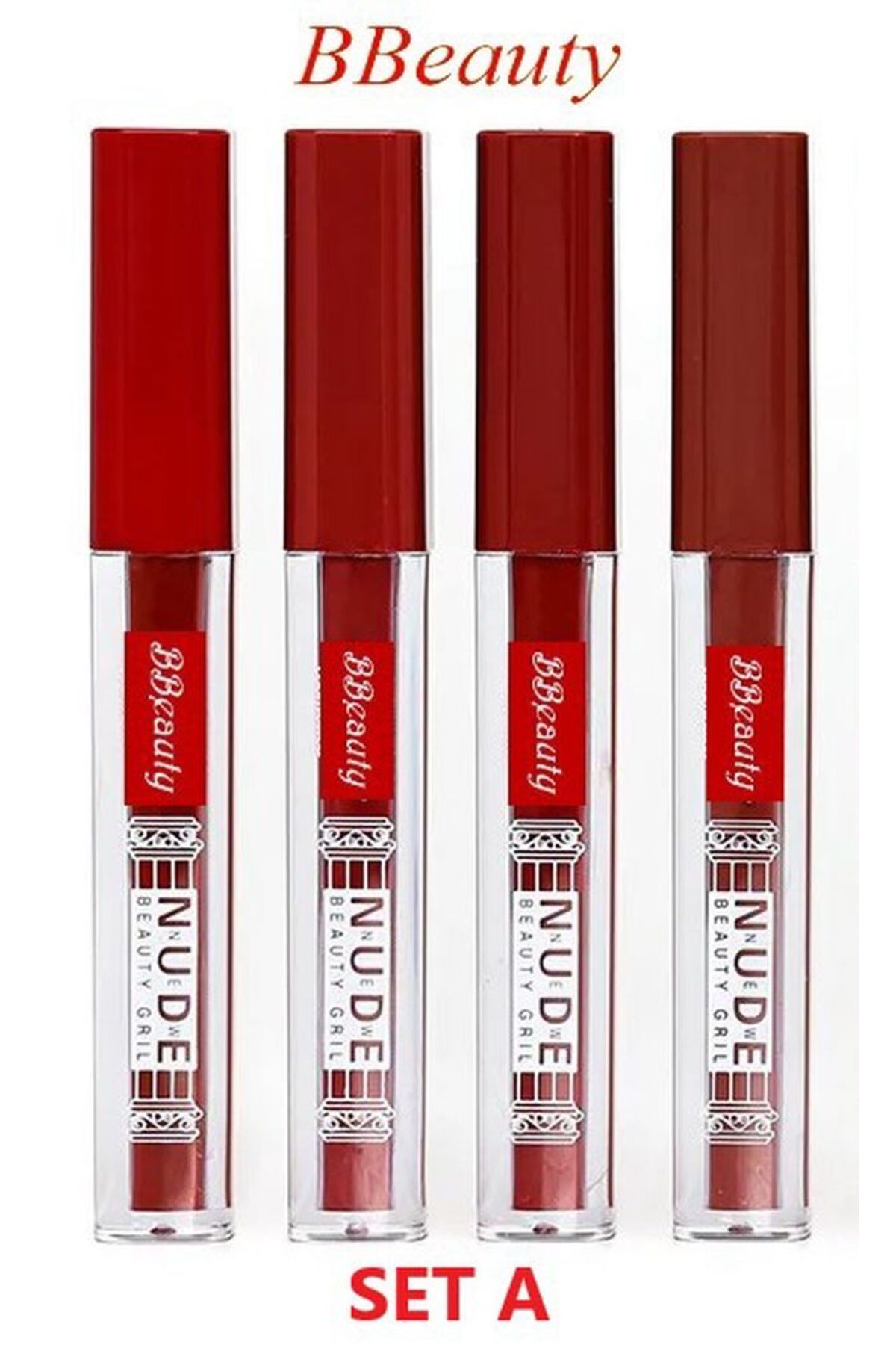 BBeauty New Fashion NudeMatte Lipgloss Likit...