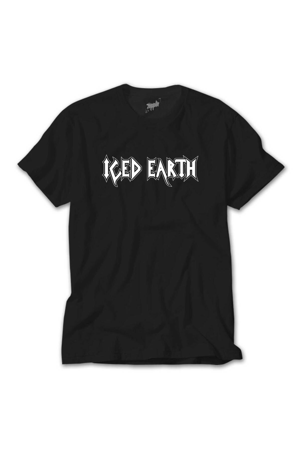 WAKHA Iced Earth Logo SiyahTişört