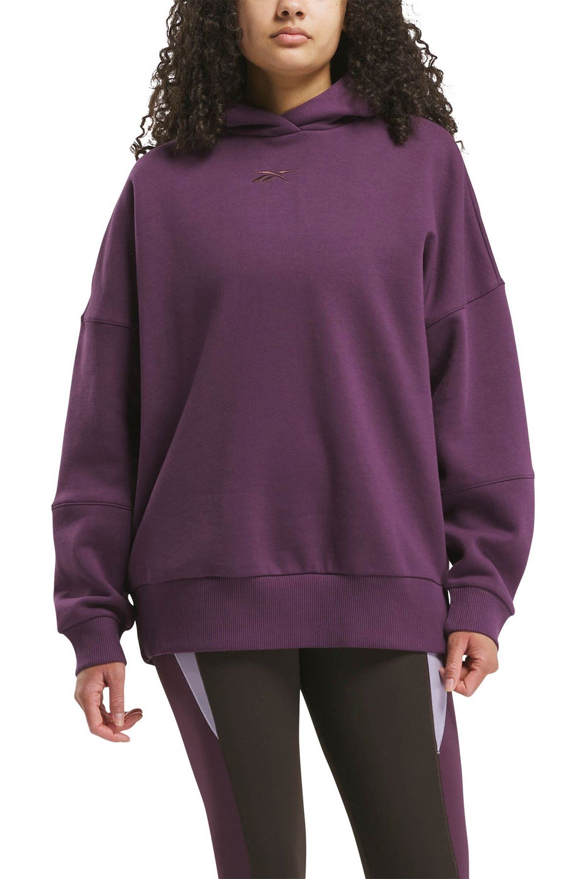 ReebokLUX OVERSIZED HOODIEMor Kadın Sweatshir...