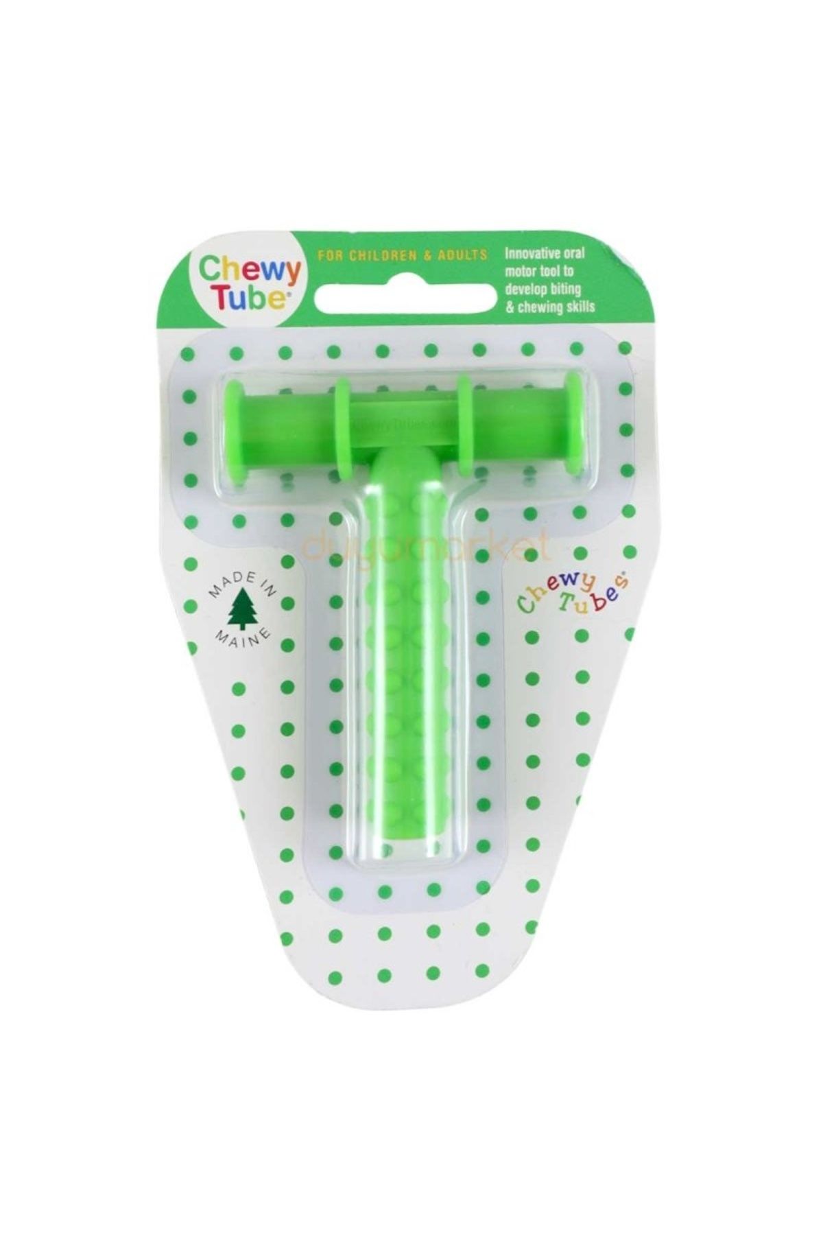 Chewy Tubes - Knobby Green Çiğneme Tüpü