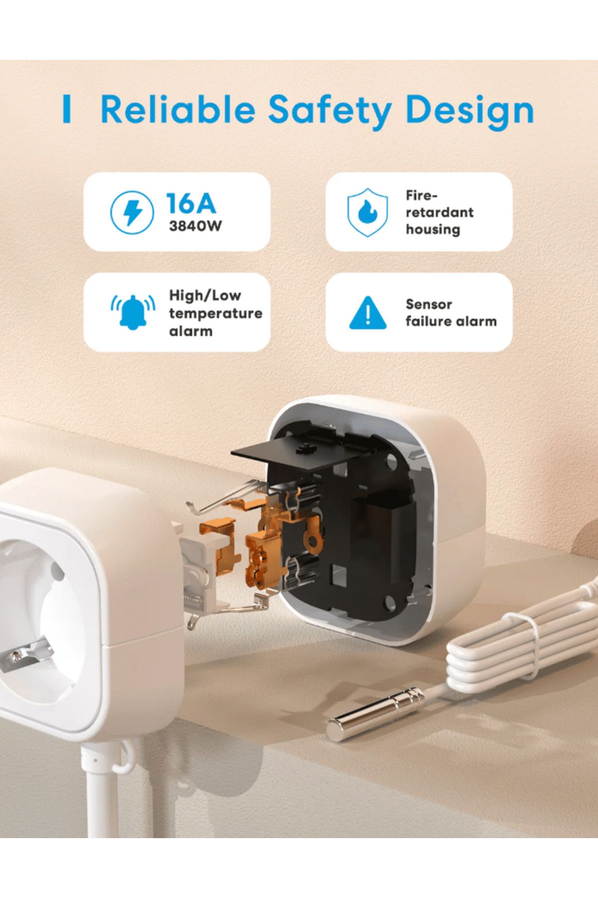 WI-FI AKILLI TERMOSTAT VANASI MTS960